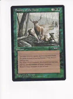 1995 MAGIC THE GATHERING MTG ALLIANCES BOUNTY OF THE HUNT (#2) (PH) - Image 1