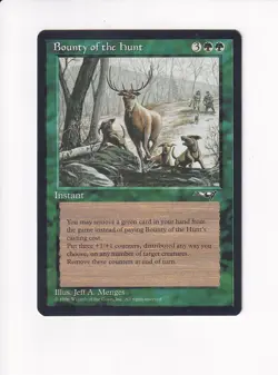 1995 MAGIC THE GATHERING MTG ALLIANCES BOUNTY OF THE HUNT (#1) (PH) - Image 1