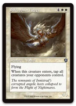 Subjugator Angel (Retro Frame) #350 (NM) Innistrad Remastered INR Magic MTG - Image 1