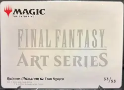 MTG Final Fantasy Art Series Ruinous Ultimatum 33/53 - Image 2