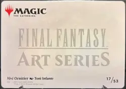 MTG Final Fantasy Art Series Vivi Ornitier Gold-Stamped Signature 17/53 - Image 2