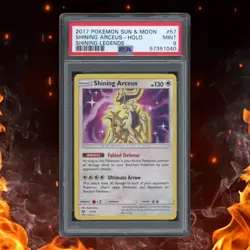 Pokemon Shining Legends SHINING ARCEUS 57/73 PSA 9 - Image 1