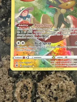 2022 Pokemon Astral Radiance #TG02 Flapple FA Illustration Rare Holo Mint - Image 2
