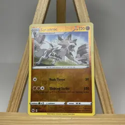 Lycanroc 030/073 Pokemon Reverse Holo Near Mint Champion's Path - Image 1