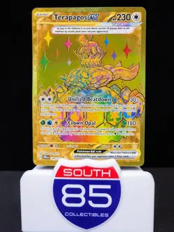 Terapagos ex Hyper Rare NM 180/131 SV: Prismatic Evolutions Pokemon - Image 1