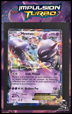 Carte Pokemon Mewtwo EX 61/162 XY08 Impulsion Turbo Bloc XY FR - Image 1