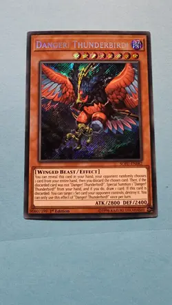 YuGiOh! - Danger! Thunderbird! GFTP-EN090 Ultra Rare 1st Edition Near Mint - Image 1
