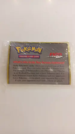 Sealed Vintage WOTC Neo Genesis Maril Promo Pokemon Trading Card - Image 1