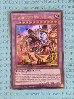 BODE-EN088 Ultra Beetrooper Absolute Hercules Ultra Rare Yu-Gi-Oh Card 1st New - Image 1