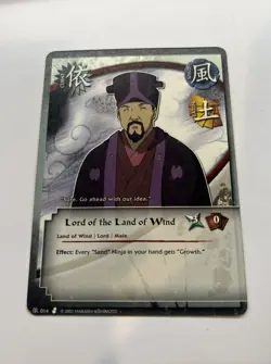 NARUTO CCG TCG LORD OF THE LAND OF WIND STARTER CARD N-014 LP - Image 1