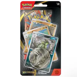 Pokemon TCG Mega Evolution Premium Checklane ME01 Tyranitar Booster + Promo Card - Image 1