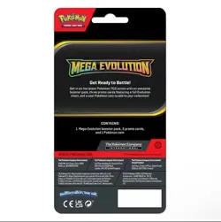 Pokemon TCG Mega Evolution Premium Checklane ME01 Tyranitar Booster + Promo Card - Image 2