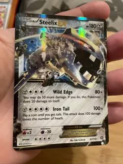 Pokemon TCG Steelix EX Steam Siege Holo Rare Card 67/114 Ultra NM Condition - Image 5