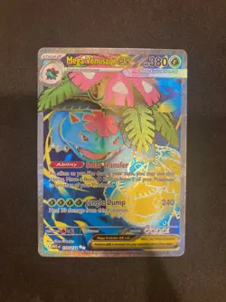 Mega Venusaur ex 155/132 Mega Evolution Pokemon card Full Art Ultra Rare Mint - Image 1