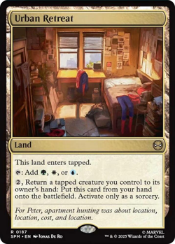 MTG magic 1x Urban Retreat (M/NM) Marvel's Spider-Man - Image 1
