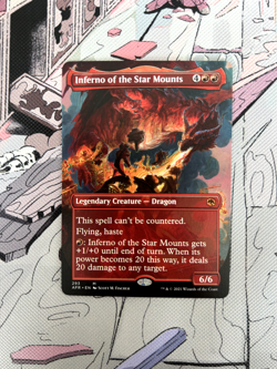 (Borderless) Inferno Of The Star Mounts | Forgotten Realms 293 | NM | Mythic MTG - Image 1