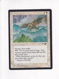 1995 MAGIC THE GATHERING MTG ALLIANCES WILD AESTHIR BLUE MOUNTAINS (PH) - Image 1