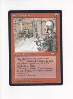 1995 MAGIC THE GATHERING MTG ALLIANCES VETERAN'S VOICE (PH) - Image 1
