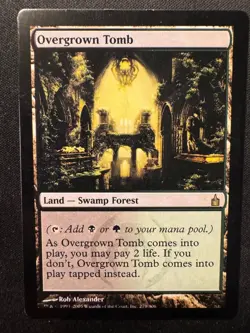 Magic The Gathering Ravnica City Of Guilds Overgrown Tomb #279/306 MTG TCG CCG - Image 1