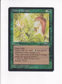 1995 MAGIC THE GATHERING MTG ALLIANCES TASTE OF PARADISE HOLDING FRUIT (PH) - Image 1