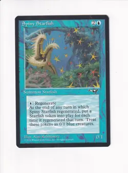 1995 MAGIC THE GATHERING MTG ALLIANCES SPINY STARFISH (PH) - Image 1