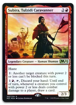 Subira, Tulzidi Caravanner #162 (Foil) (NM) Prerelease Cards PRE Magic MTG - Image 1