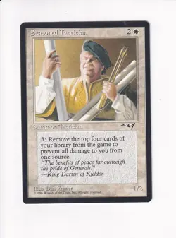 1995 MAGIC THE GATHERING MTG ALLIANCES SEASONED TACTICIAN (PH) - Image 1