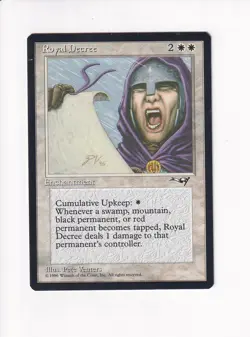 1995 MAGIC THE GATHERING MTG ALLIANCES ROYAL DECREE (PH) - Image 1