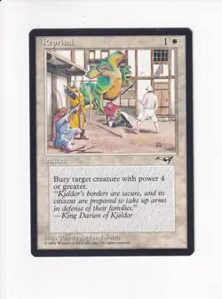 1995 MAGIC THE GATHERING MTG ALLIANCES REPRISAL GREEN MONSTER (PH) - Image 1