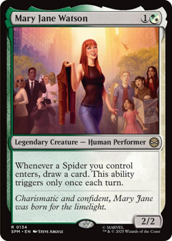 MTG magic 1x Mary Jane Watson FOIL (M/NM) Marvel's Spider-Man - Image 1
