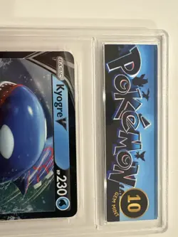 CGC 10 Kyogre V 037/159 Crown Zenith 2023 Pokemon TCG - Image 3