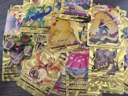 Pokemon Terastal Arceus Black Mewtwo Pikachu Gold Cards 55pcs Korean Limited - Image 2