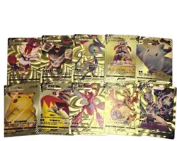 Pokemon Terastal Arceus Black Mewtwo Pikachu Gold Cards 55pcs Korean Limited - Image 4