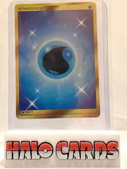 PACK FRESH Water Energy 124/111 Pokemon Crimson Invasion Sun & Moon Secret HF - Image 1