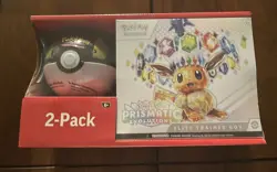 Sam’s Club Pokemon Prismatic ETB And Pokeball Bundle Sealed NEW - Image 1