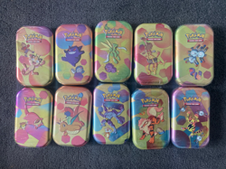 Pokemon Scarlet & Violet 151 10x Mini Tin SEALED Complete set 20x Booster Pack - Image 1