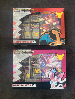 Pokemon Lance's Charizard Dark Sylveon V Celebrations SEALED Box SWSH133 SWSH134 - Image 1