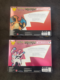 Pokemon Lance's Charizard Dark Sylveon V Celebrations SEALED Box SWSH133 SWSH134 - Image 2