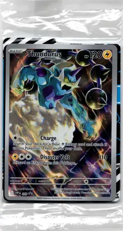 Pokemon - Black Bolt Thundurus Promo Sealed w/Dividers - Image 1