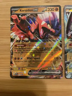 Pokemon TCG - Miraidon Ex & Koraidon Ex SVP028/029 Black Star Promo - Holo - NM - Image 2