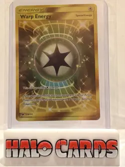 PACK FRESH Pokemon Warp Energy Secret Rare Holo 123/111 Crimson Invasion HF - Image 1