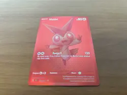 Victini 171/086 Sv: Black Bolt Pokemon TCG Rare Brazilian Card #3 Pack Fresh NM+ - Image 4