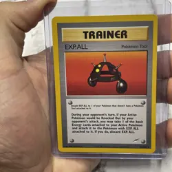 EXP.ALL Trainer 93/105 Neo Destiny Regular Pokemon Rare HTF LP+ Vintage TCG Card - Image 1