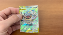 Blastoise & Piplup GX 215/236 Cosmic Eclipse Pokemon TCG Brazilian Card Rare NM - Image 2