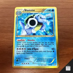 Blastoise 137/135 Plasma Storm Pokemon Card Rare 2013 Brazilian TCG Near Mint NM - Image 1