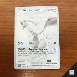 Reshiram EX 173/086 Sv: White Flare Pokemon Rare Brazilian Pack Fresh Card #2 NM - Image 1