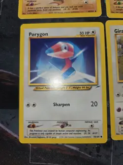 Neo Destiny 4 Card Lot Hitmonlee, Phanpy, Porygon, Girafarig Pokemon - Image 5