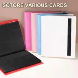 4 Pocket Trading Card Binder 160 Side-Loading Card Binder for Game Cards, White - Image 5