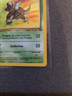 Pokemon TCG Pinsir Holo Rare Card 9/64 Jungle Unlimited Vintage Near Mint - Image 4