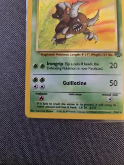 Pokemon TCG Pinsir Holo Rare Card 9/64 Jungle Unlimited Vintage Near Mint - Image 5